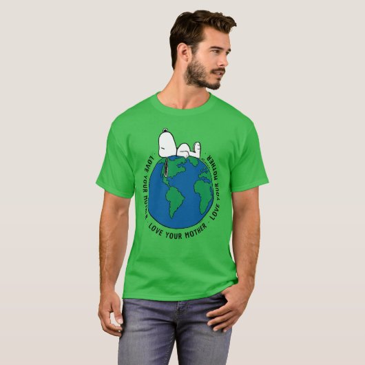 pinda's | Houd het schoon, houd het groen T-shirt (Voorkant volledig)
