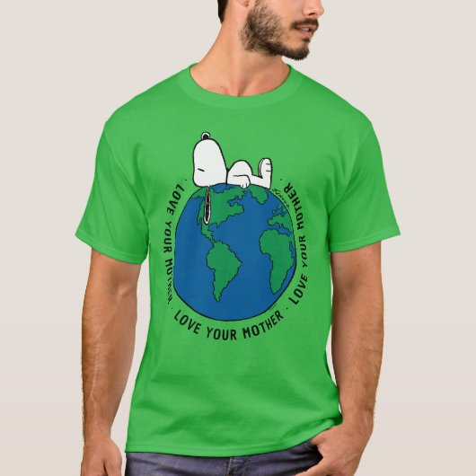 pinda's | Houd het schoon, houd het groen T-shirt (Voorkant)