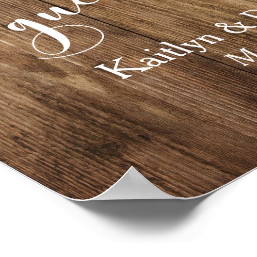 Pinda's, hout en lichte materialen Onderteken onze Poster (Hoek)