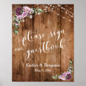 Pinda's, hout en lichte materialen Onderteken onze Poster (Voorkant)