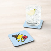 pinda's | Hout Pilgrim Bier Onderzetter (Rechterzijde)