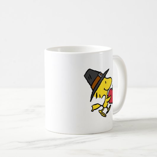 pinda's | Hout Pilgrim Koffiemok (Voorkant rechts)