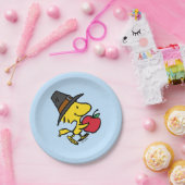 pinda's | Hout Pilgrim Papieren Bordje (Feest)