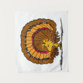 pinda's | Hout Turkije Wandkleed (Voorkant)