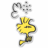 pinda's | Hout uit gebundeld hout Sticker (Voorkant)