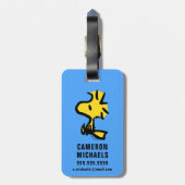 pinda's | Houtvoorraad Bagagelabel (Achterkant verticaal)