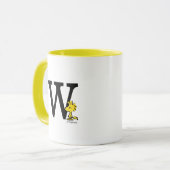 PINDA'S | Houtvoorraad | Monogram W Mok (Voorkant links)