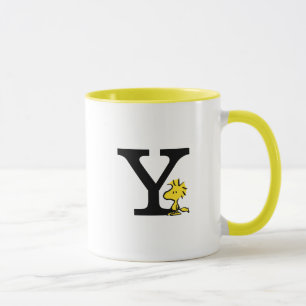 PINDA'S Houtvoorraad Monogram Y Mok