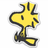 pinda's | Houtvoorraad Sticker (Voorkant)