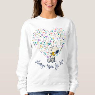 Pinda's in bloei Snoopy Heart Trui