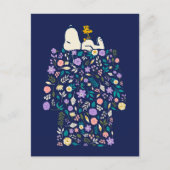 Pinda's in bloei | Snoopy's Doghouse Briefkaart (Voorkant)