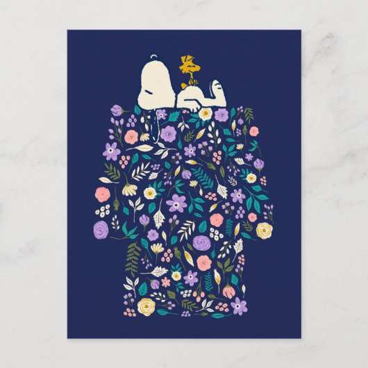 Pinda's in bloei | Snoopy's Doghouse Briefkaart (Voorkant)