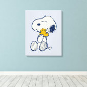 pinda's in Bloom Canvas Afdruk (Insitu (Houten vloer))