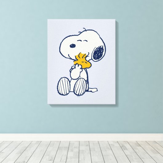 pinda's in Bloom Canvas Afdruk (Insitu (Houten vloer))