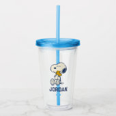 pinda's in Bloom | Jouw namen toevoegen Acryl Drinkbeker (Voorkant)