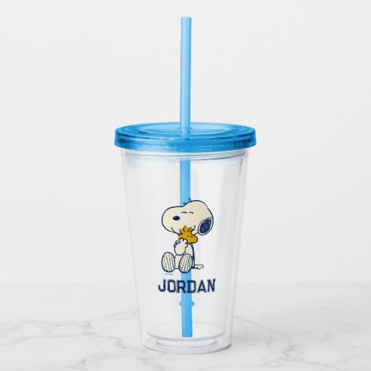 pinda's in Bloom | Jouw namen toevoegen Acryl Drinkbeker (Voorkant)