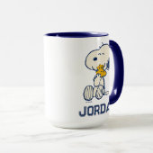 pinda's in Bloom | Jouw namen toevoegen Mok (Voorkant rechts)