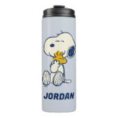 pinda's in Bloom | Jouw namen toevoegen Thermosbeker (Voorkant)