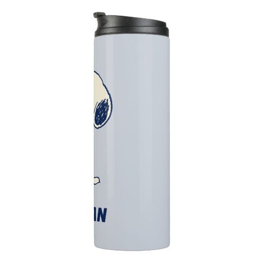 pinda's in Bloom | Jouw namen toevoegen Thermosbeker (Geroteerd rechts)