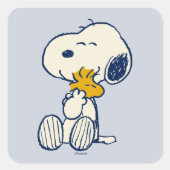 pinda's in Bloom Vierkante Sticker (Voorkant)