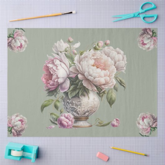  pinda's in de legantfase tissuepapier (Craft)