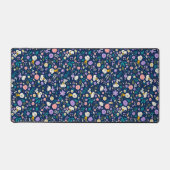 pinda's in het bloempatroon bureaumat (Voorkant)