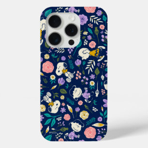 pinda's in het bloempatroon iPhone 15 pro case