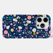 pinda's in het bloempatroon Case-Mate iPhone case (Achterkant (horizontaal))