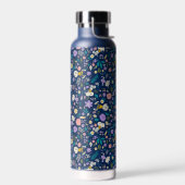 pinda's in het bloempatroon waterfles (Links)