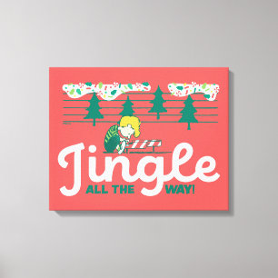 pinda's Jingle All the Way Canvas Afdruk