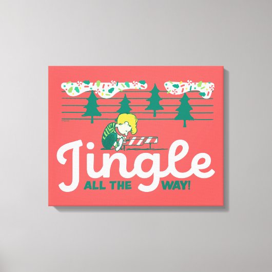 pinda's | Jingle All the Way Canvas Afdruk (Voorkant)
