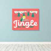 pinda's | Jingle All the Way Canvas Afdruk (Insitu (Houten vloer))