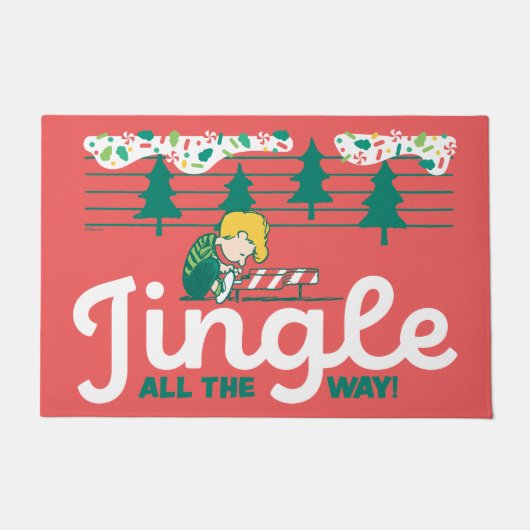 pinda's | Jingle All the Way Deurmat (Voorkant)