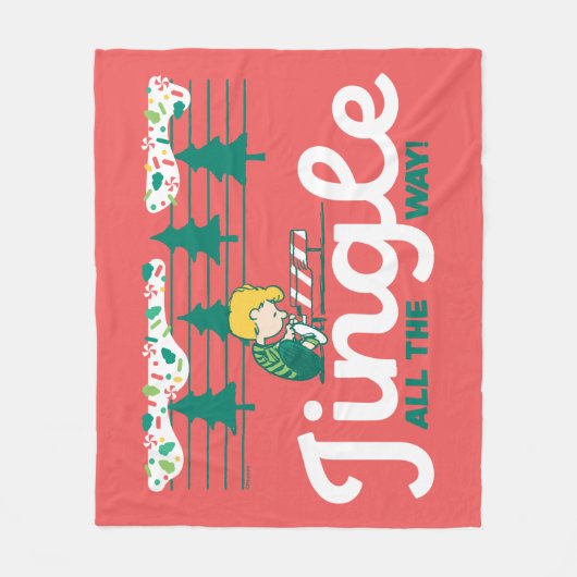 pinda's | Jingle All the Way Fleece Deken (Voorkant)