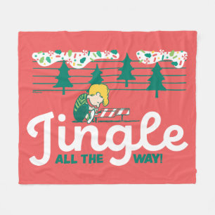 pinda's   Jingle All the Way Fleece Deken