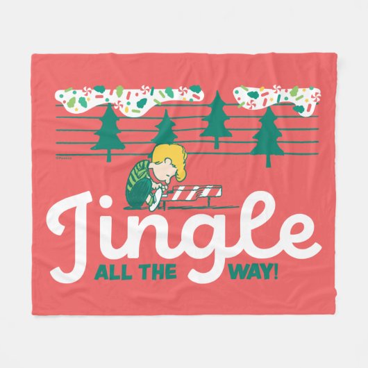pinda's | Jingle All the Way Fleece Deken (Voorkant (Horizontaal))