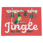 pinda's | Jingle All the Way Groot Cadeauzakje (Voorkant)