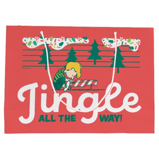 pinda's | Jingle All the Way Groot Cadeauzakje (Achterkant)