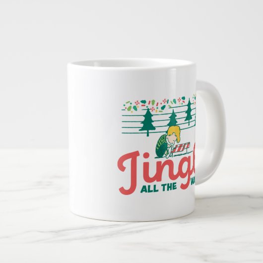 pinda's | Jingle All the Way Grote Koffiekop (Voorkant rechts)