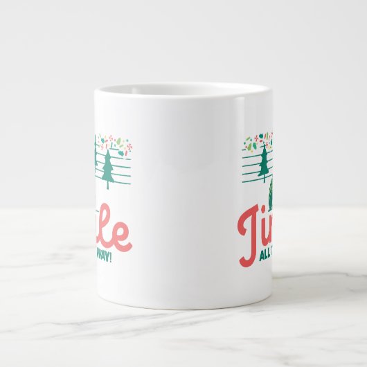 pinda's | Jingle All the Way Grote Koffiekop (Voorkant)