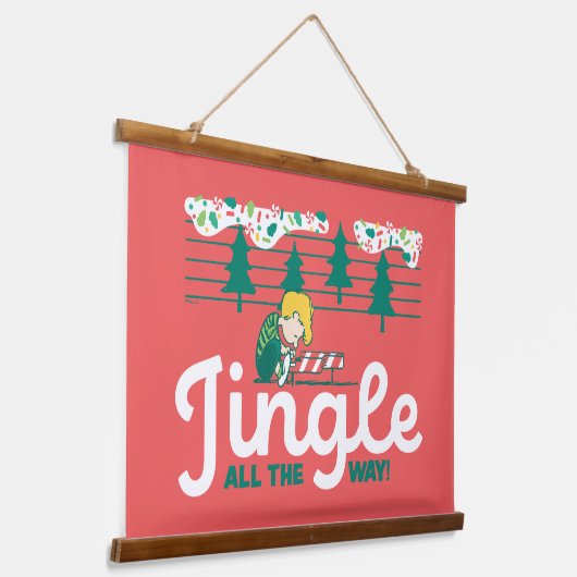 pinda's | Jingle All the Way Hangend Wandkleed (Gebogen)