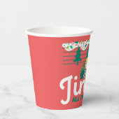 pinda's | Jingle All the Way Papieren Bekers (Voorkant)