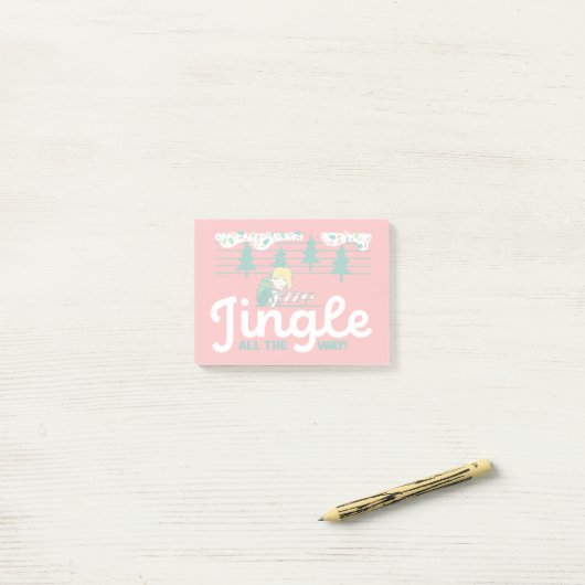 pinda's | Jingle All the Way Post-it® Notes (Op bureau)