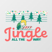 pinda's | Jingle All the Way Raamsticker (Vel)