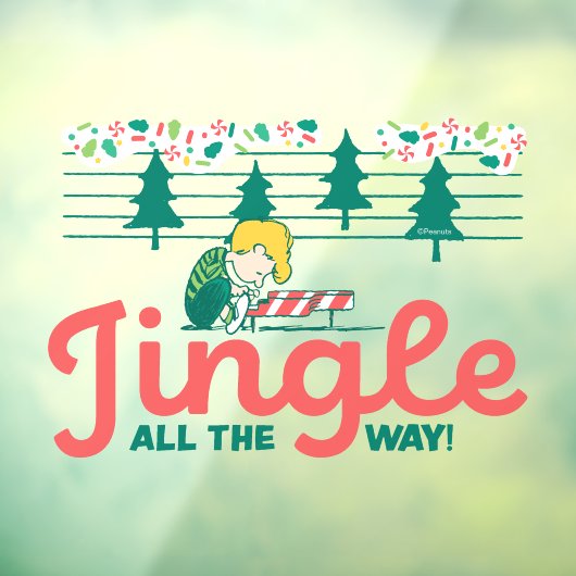 pinda's | Jingle All the Way Raamsticker (Vel 3)