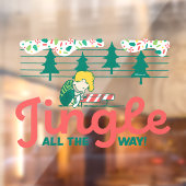 pinda's | Jingle All the Way Raamsticker (Vel 2)
