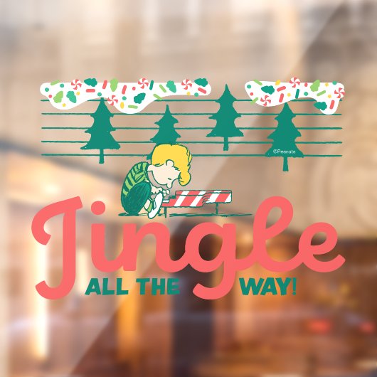 pinda's | Jingle All the Way Raamsticker (Vel 2)