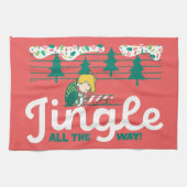 pinda's | Jingle All the Way Theedoek (Horizontaal)
