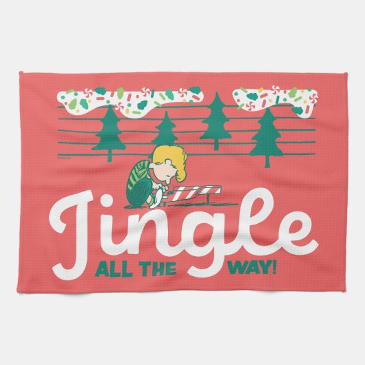 pinda's | Jingle All the Way Theedoek (Horizontaal)