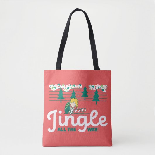 pinda's | Jingle All the Way Tote Bag (Voorkant)